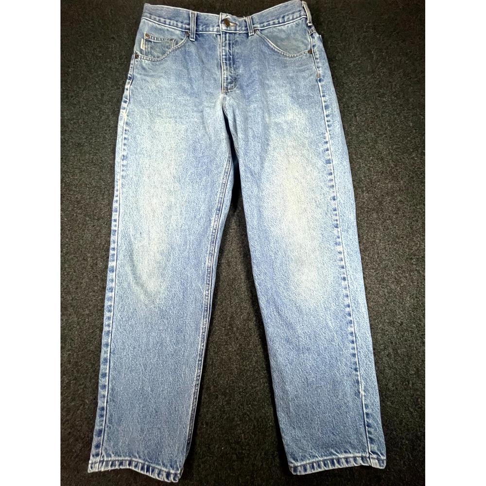 Y2K Carhartt Jeans Mens 36x32 Blue Denim Cotton Light Wash Relaxed Fit Workwear